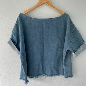 Denim Crop Top